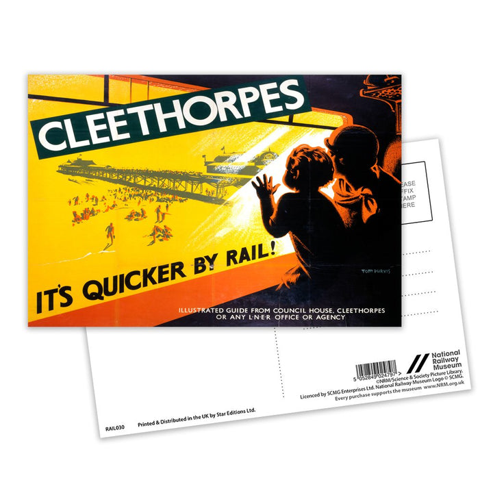 Cleethorpes - View from Train Postcard Pack of 8