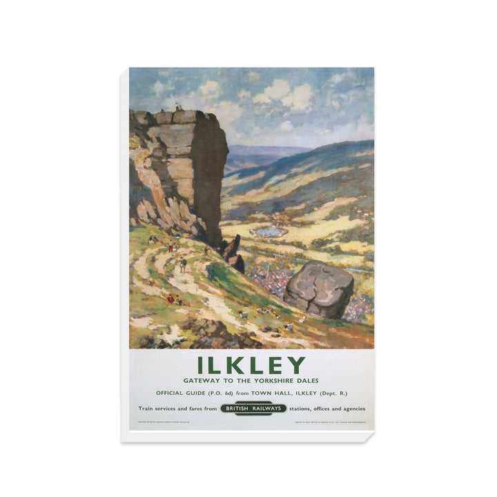 Ikley, Gateway to the Yorkshire Dales - Canvas