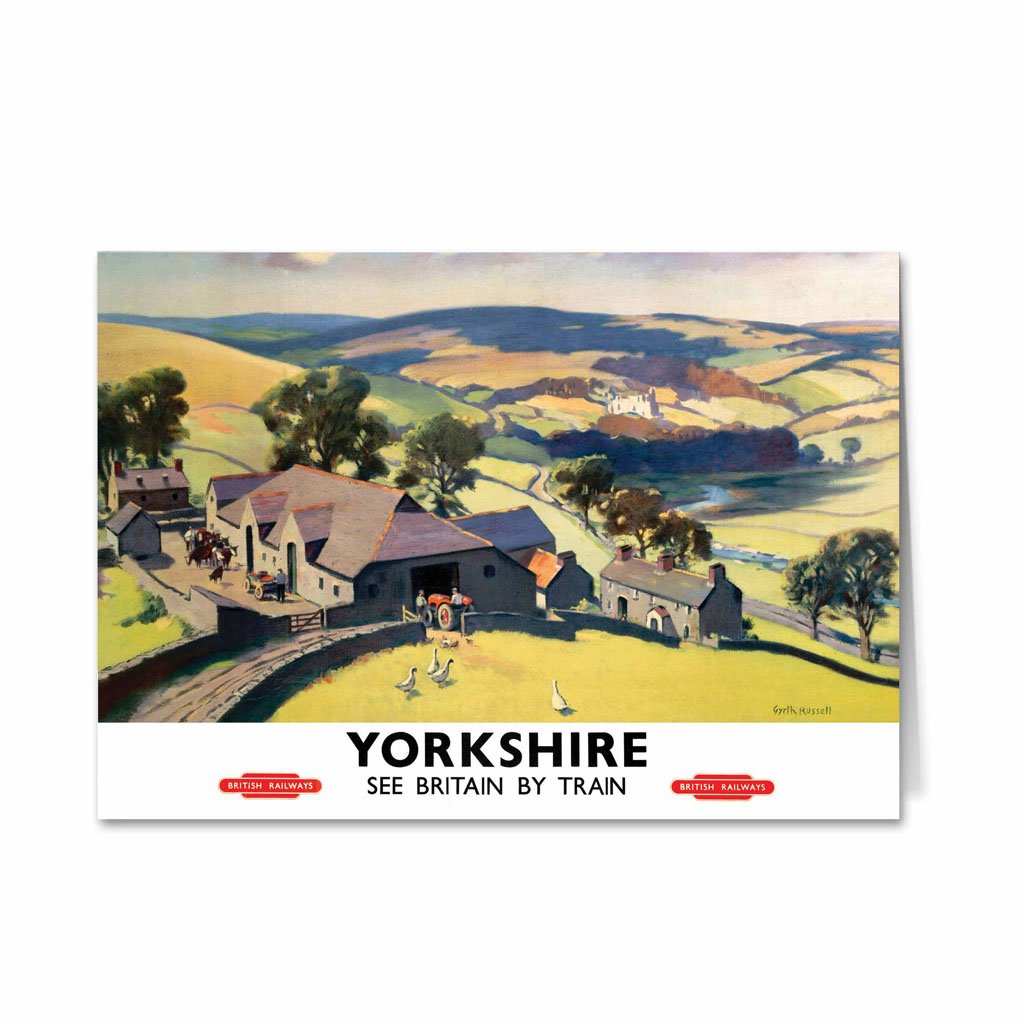 Yorkshire - British Railways Greeting Card