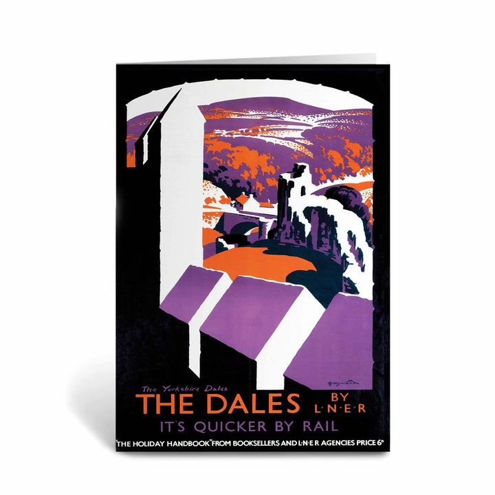 The Dales by LNER Greeting Card