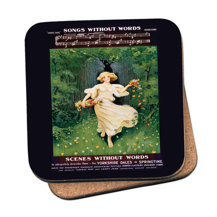 Yorkshire Dales in Springtime - Songs Without Words Coaster