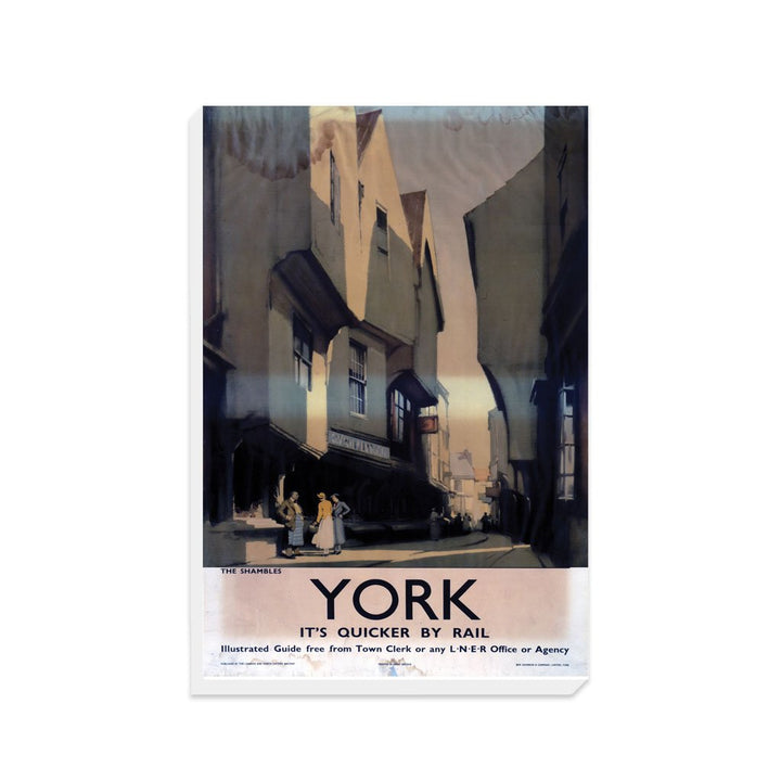 York, The Shambles - Canvas