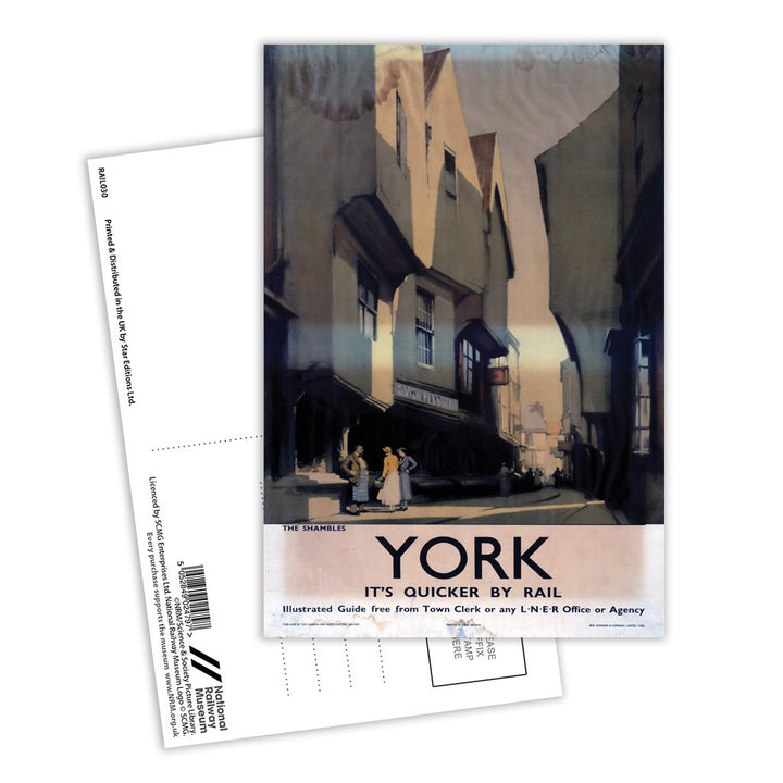 York, The Shambles Postcard Pack of 8