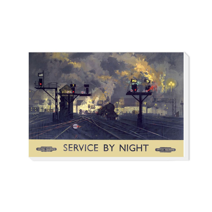 Service by Night Engine - Canvas