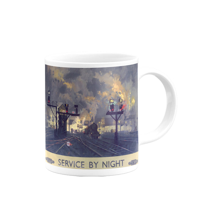 Service by Night Engine Mug