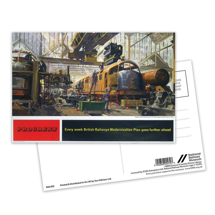 Progress - Modernisation Plan British Railways Postcard Pack of 8