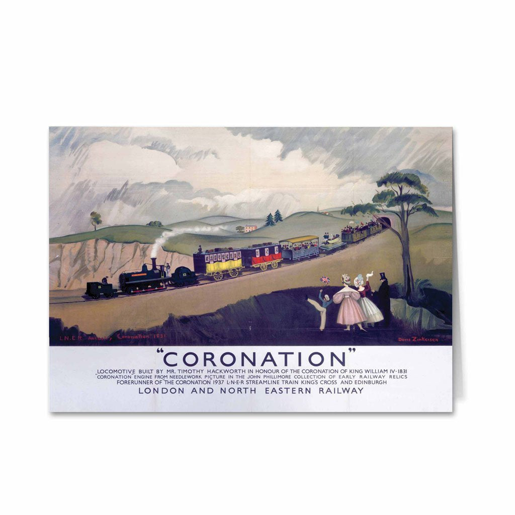 Coronation LNER Greeting Card