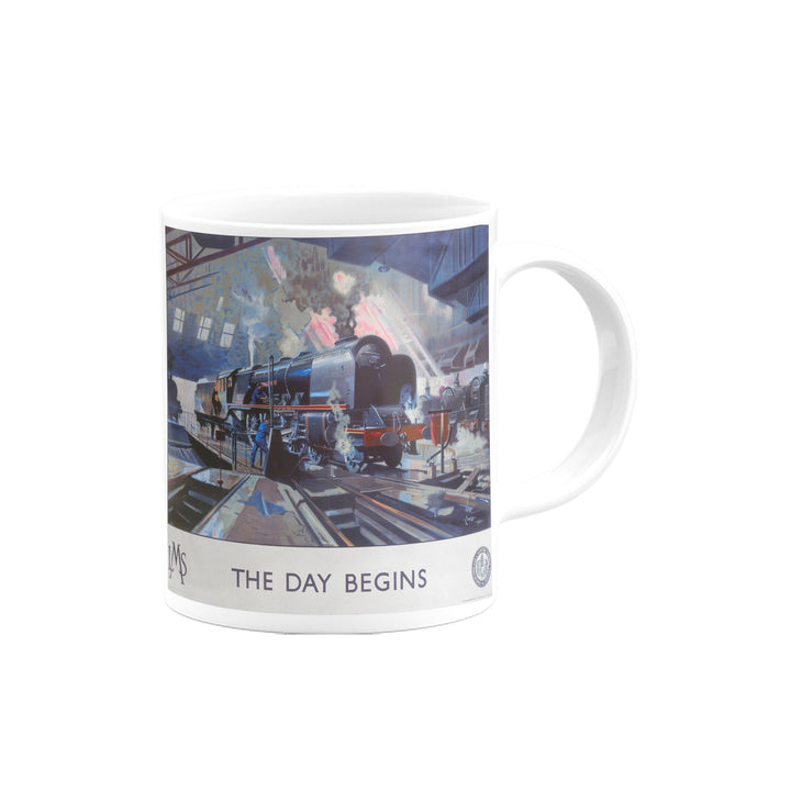 The Day Begins LMS Engine Mug