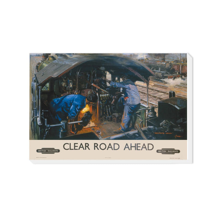 Clear Road Ahead British Railways - Canvas