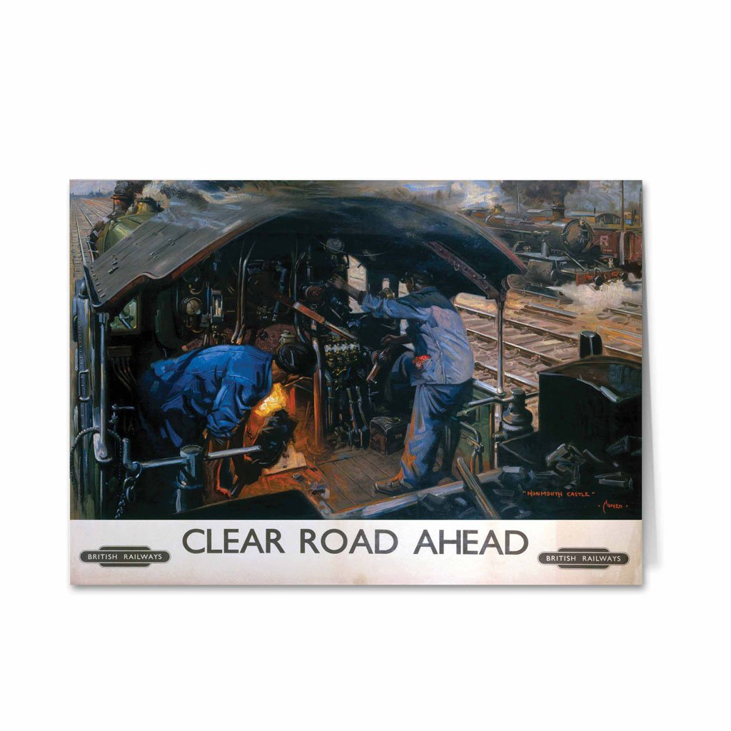 Clear Road Ahead British Railways Greeting Card