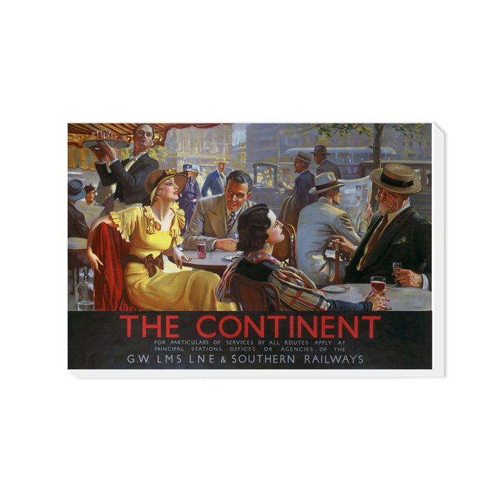 The Continent GW, LMS, LNE and Southern Railways - Canvas