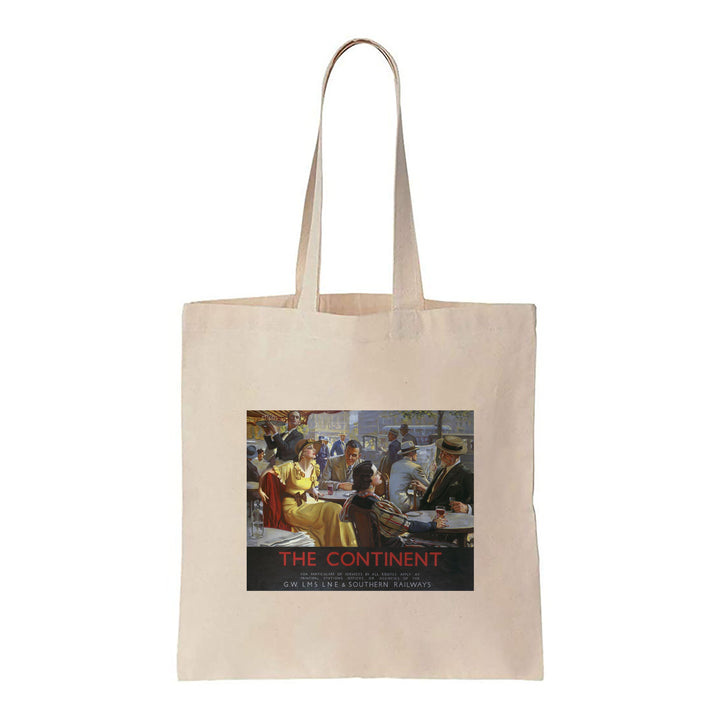 The Continent GW, LMS, LNE and Southern Railways - Canvas Tote Bag