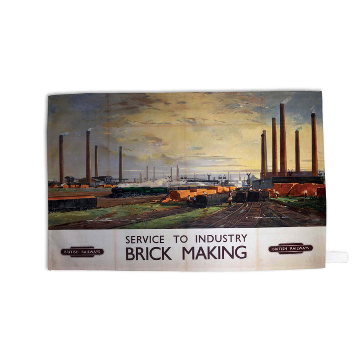 Service to Industry - Brick Making - Tea Towel
