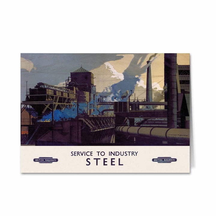 Service to Industry - Steel Greeting Card