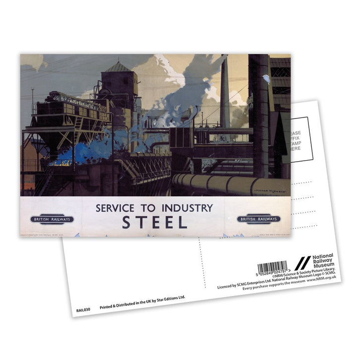 Service to Industry - Steel Postcard Pack of 8