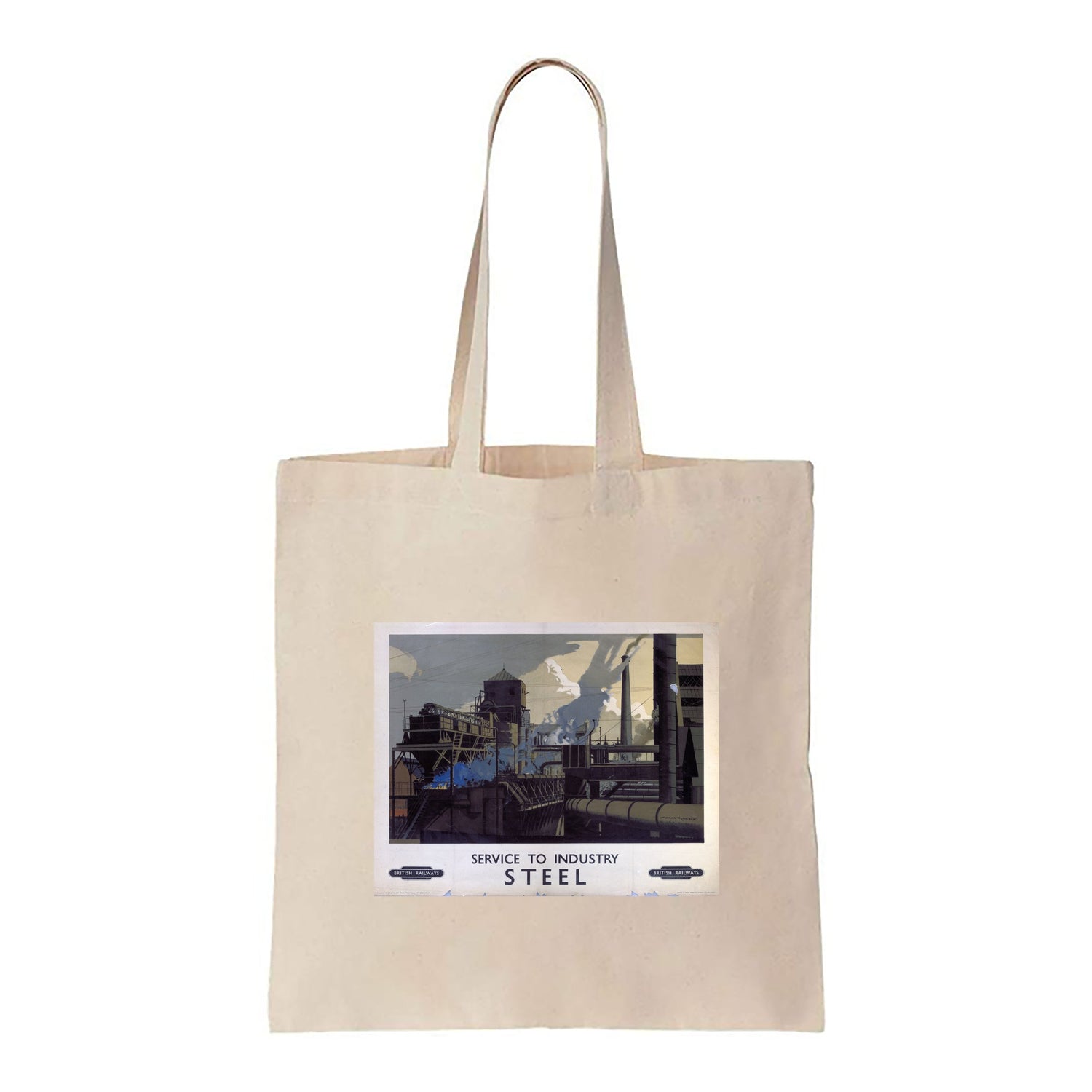 Service to Industry - Steel - Canvas Tote Bag