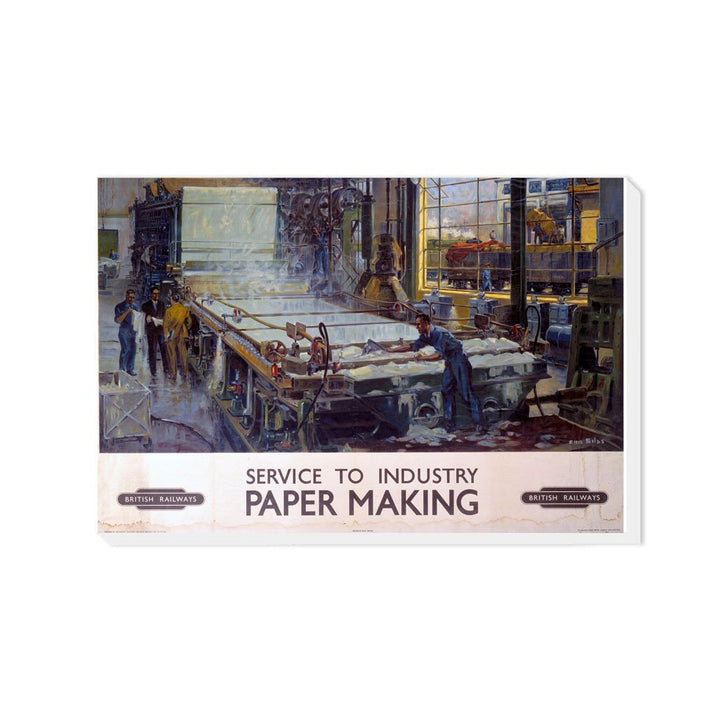 Service to Industry - Paper Making - Canvas