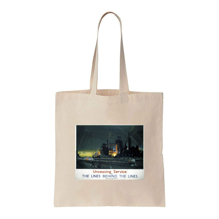 Unceasing Service on the Lines behind the lines - Canvas Tote Bag