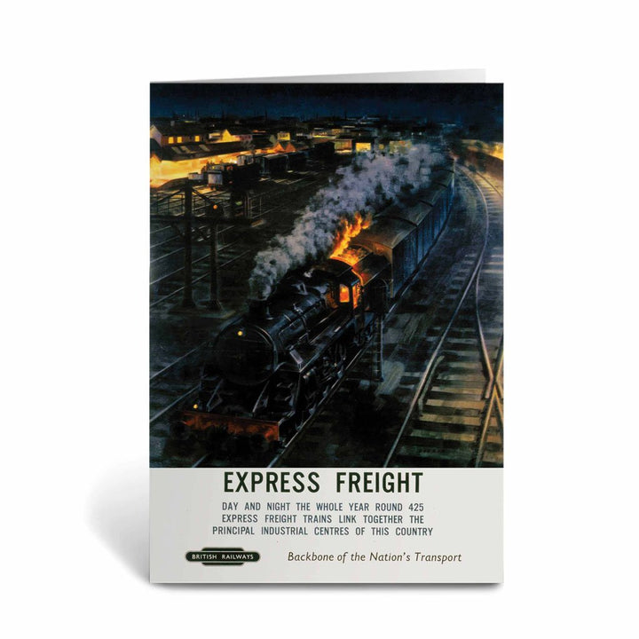 Express Freight - British Railways Greeting Card