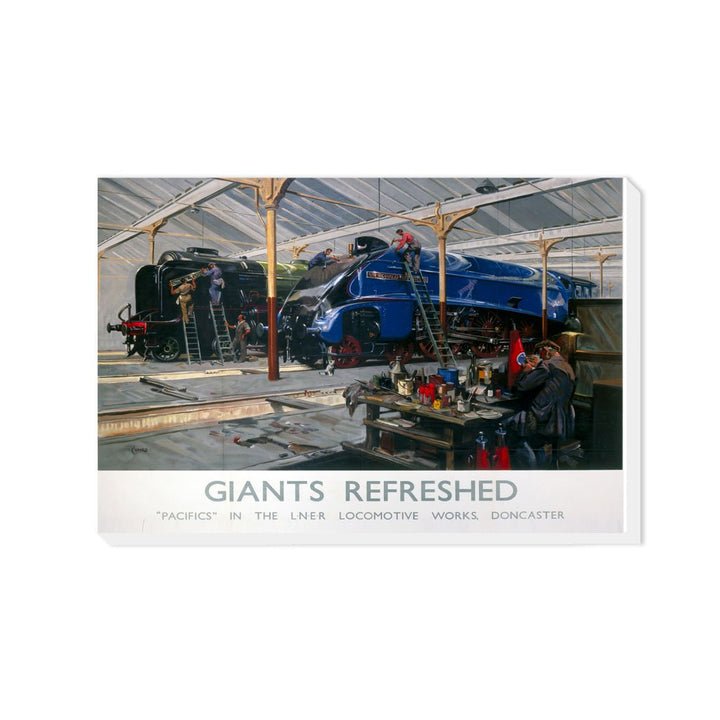 Giants Refreshed - Locomotive Works, Doncaster - Canvas