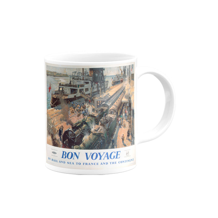 Bon Voyage by Rail and Sea to France Mug