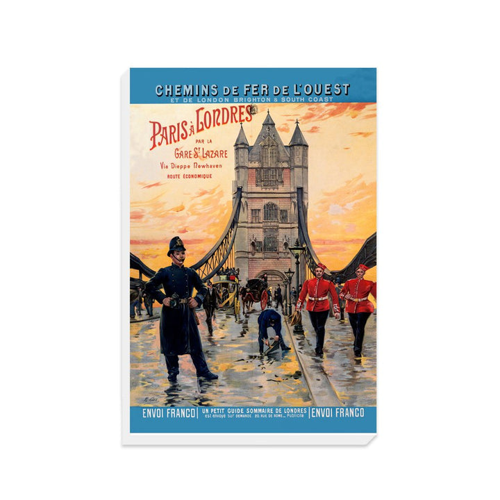 Paris a Londres - Canvas