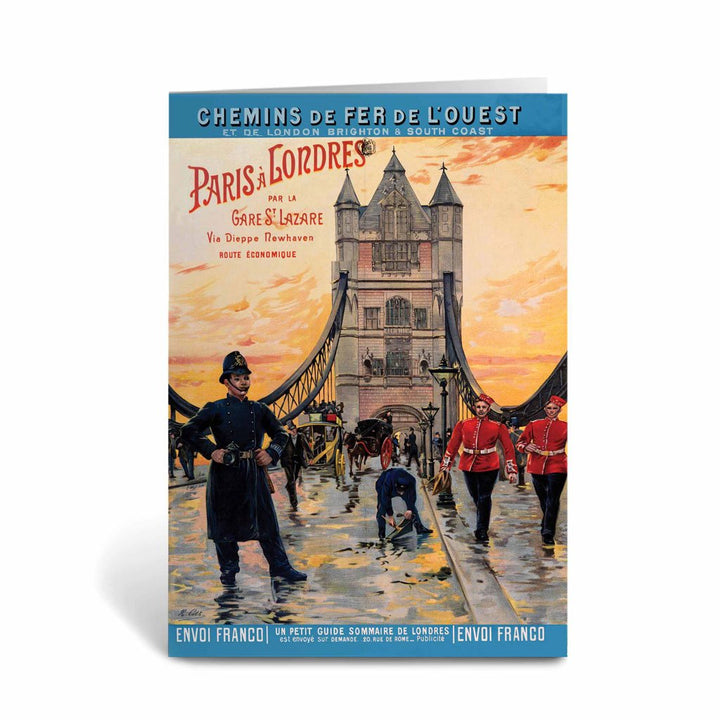 Paris a Londres Greeting Card