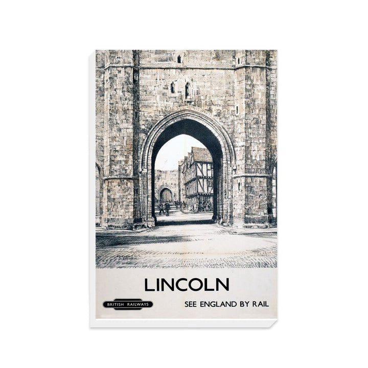 Lincoln See England by Rail - Canvas