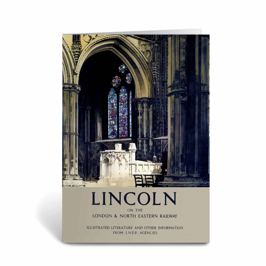 Lincolns on the LNER Greeting Card