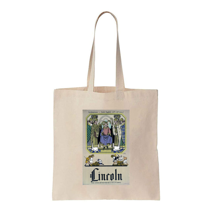 Lincoln - Architecture, Early English - Canvas Tote Bag