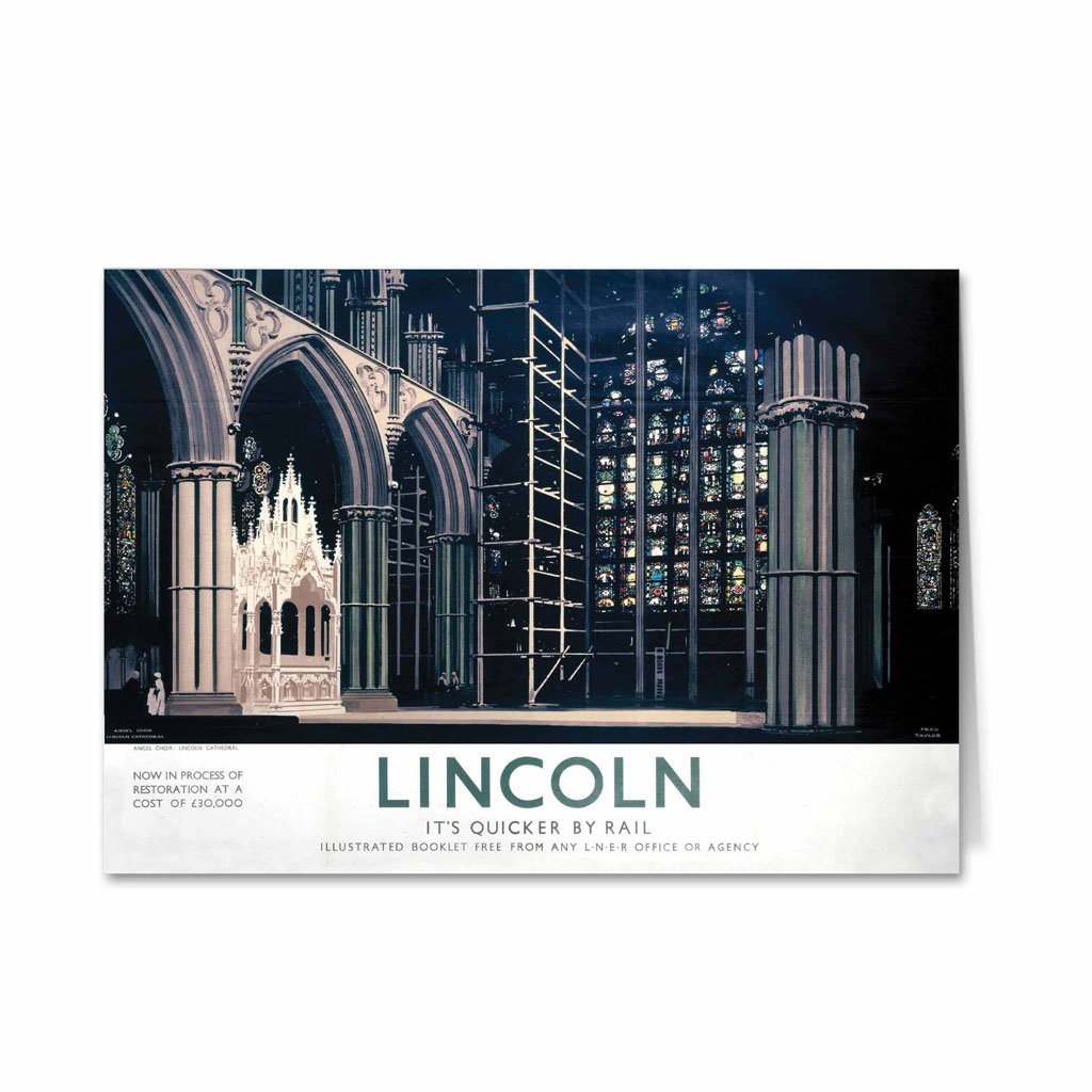Lincoln Cathedral, Angel Choir Greeting Card