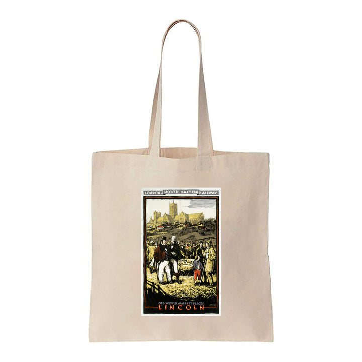 Lincoln Old Market Places LNER - Canvas Tote Bag