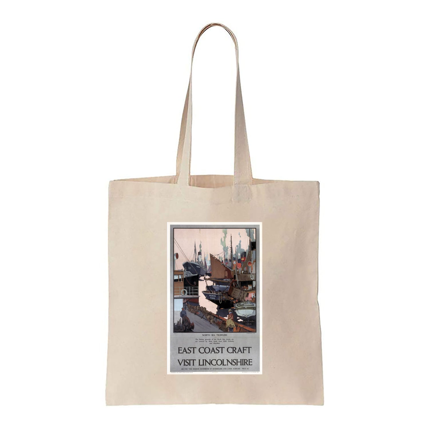 North Sea Trawlers - East Coast Craft Lincolnshire - Canvas Tote Bag