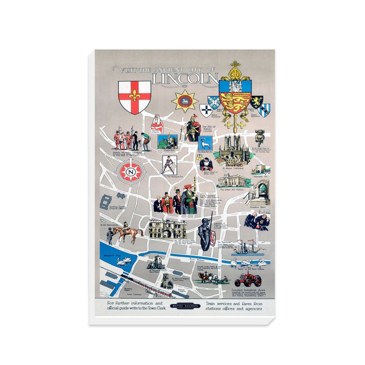 The Ancient City of Lincoln - Canvas
