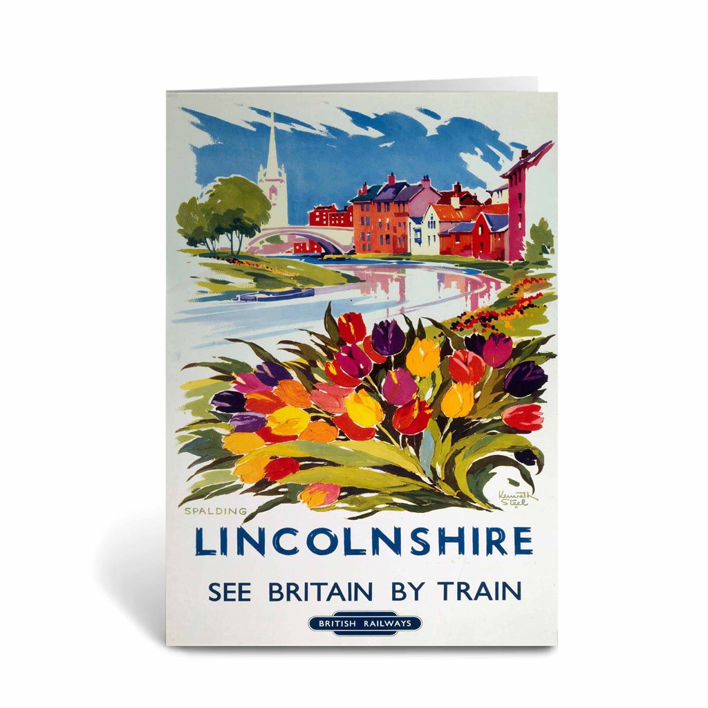 Lincolnshire, Spalding - British Railways Greeting Card