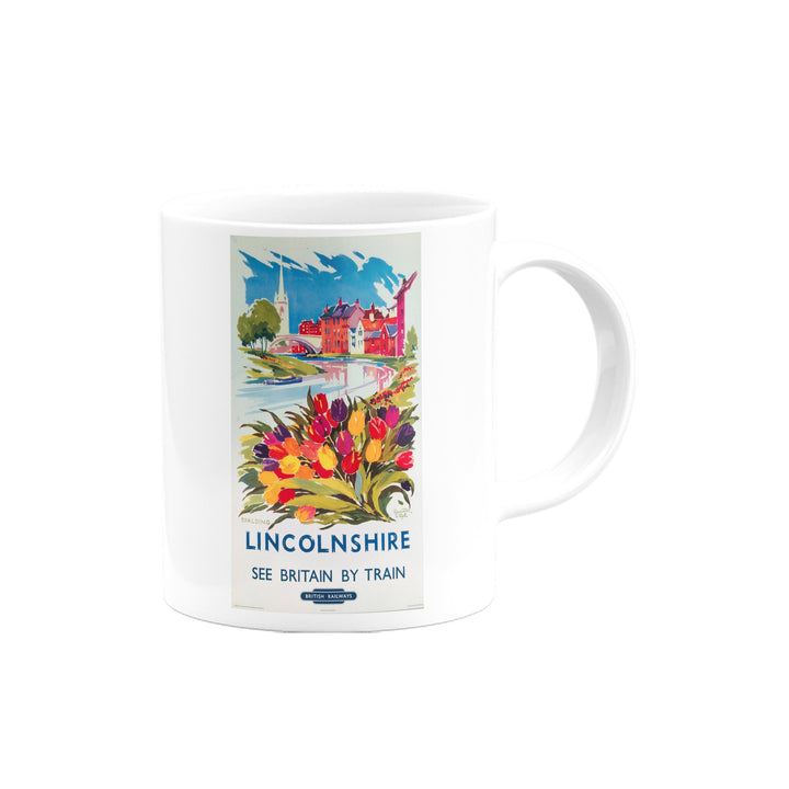 Lincolnshire, Spalding - British Railways Mug