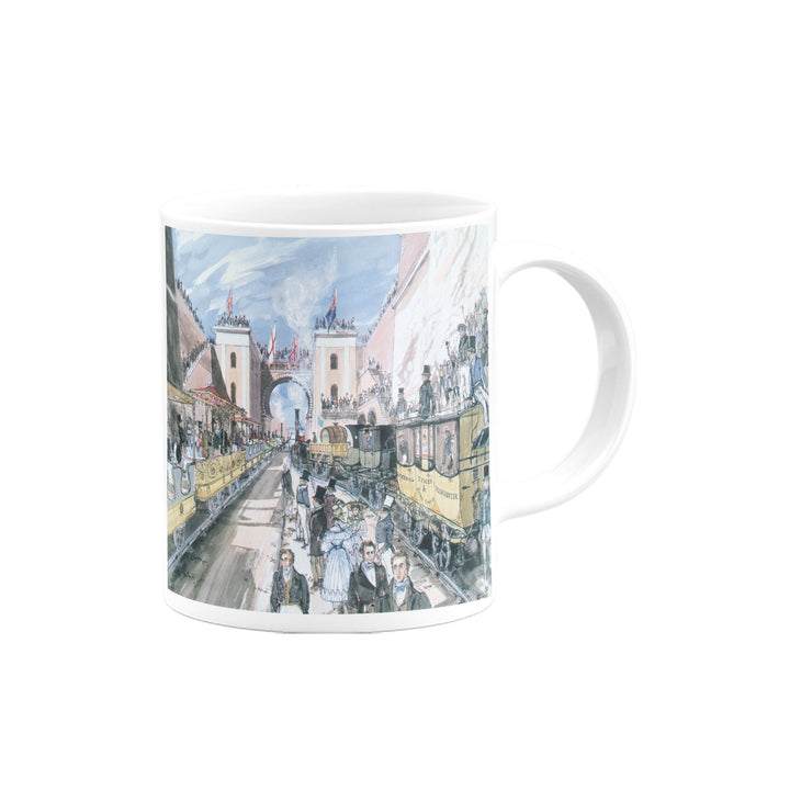 The Opening of the Liverpool-Manchester Railway Drawing Mug