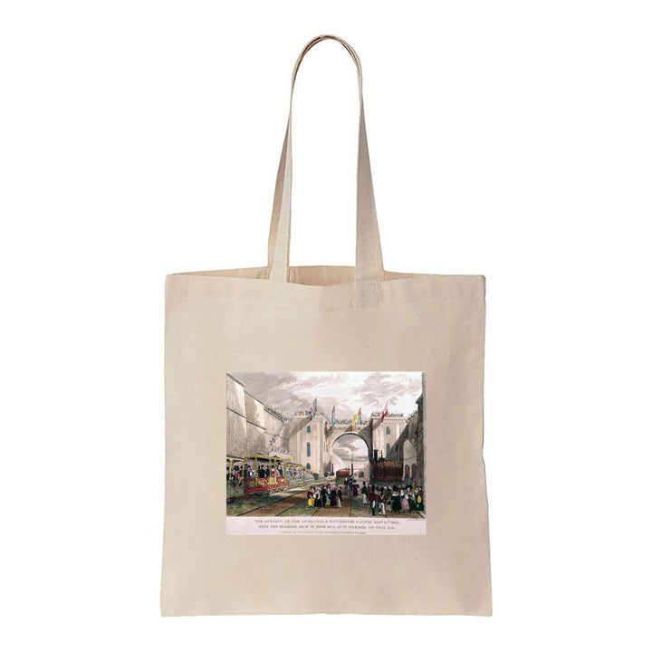 The Opening of the Liverpool-Manchester Railway - Canvas Tote Bag