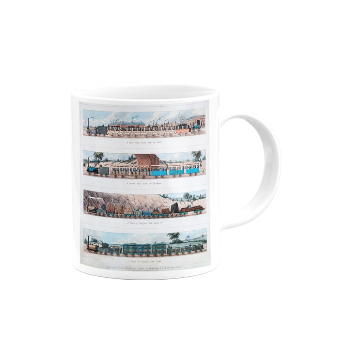 Railway Conveyances from Liverpool to Manchester Mug