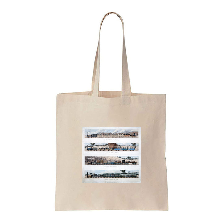 Railway Conveyances from Liverpool to Manchester - Canvas Tote Bag