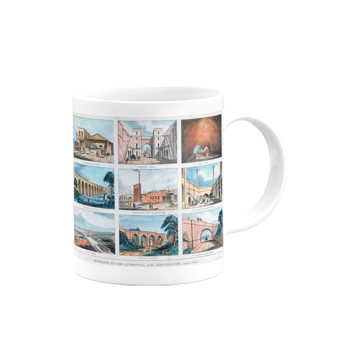 Panorama of the Liverpool-Manchester Railway Mug