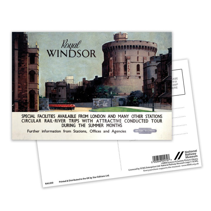 Royal Windsor Postcard Pack of 8