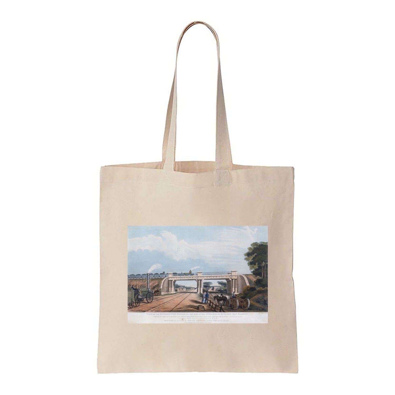 View of the Intersection Bridge, St Helens - Canvas Tote Bag