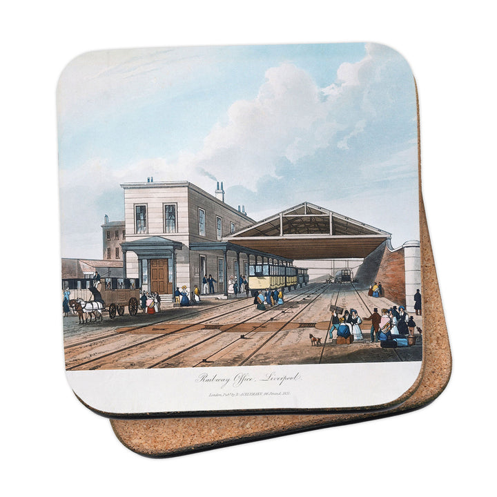 Black and White City Bridge Coaster