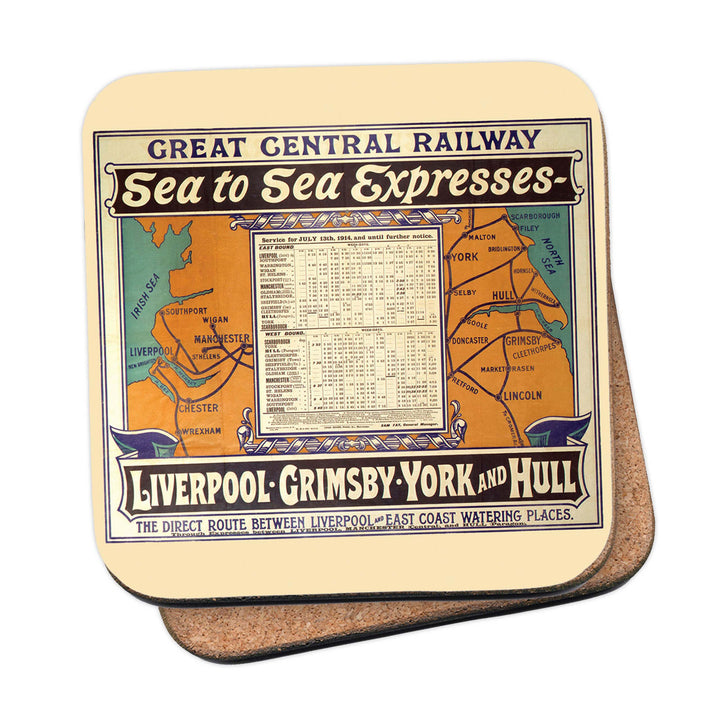 Sea to Sea Expresses - Liverpool, Grimsby, York and Hull Coaster
