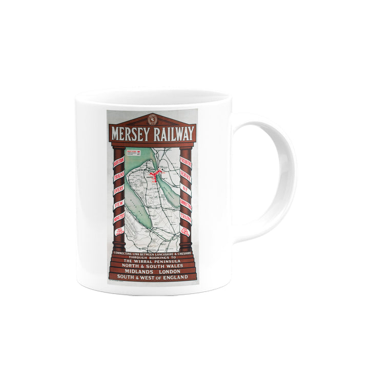 Mersey Railway The Wirral Peninsula Mug