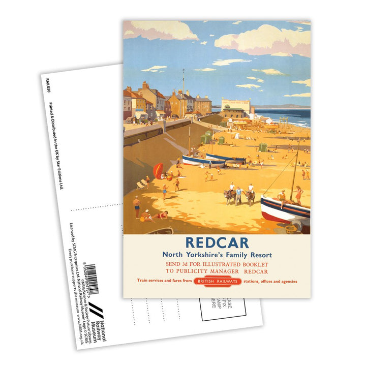 Redcar - North Yorkshire's Family Resort Postcard Pack of 8