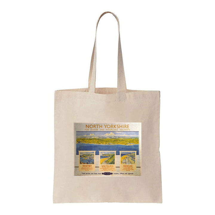 North Yorkshire Whitby, Saltburn and Redcar - Canvas Tote Bag