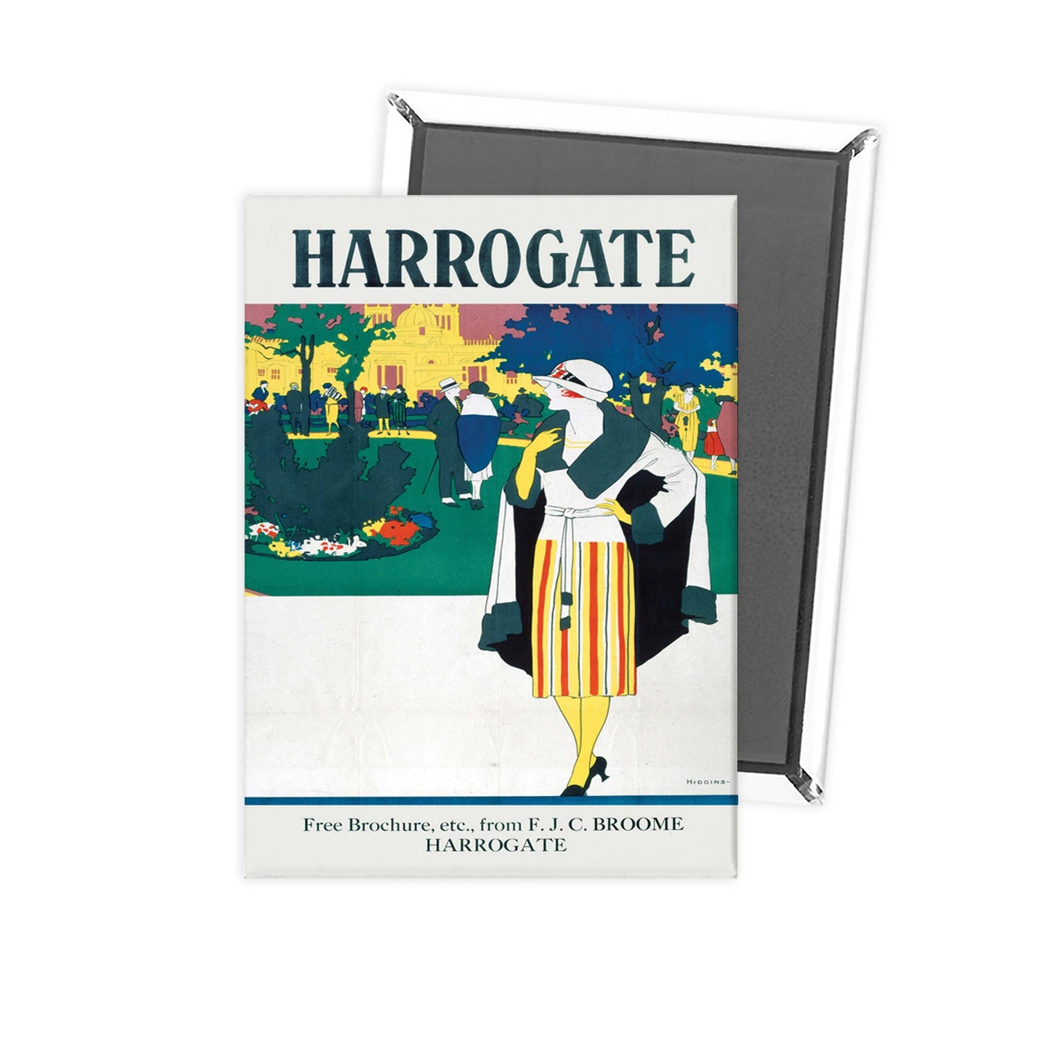 Harrogate Lady Fridge Magnet