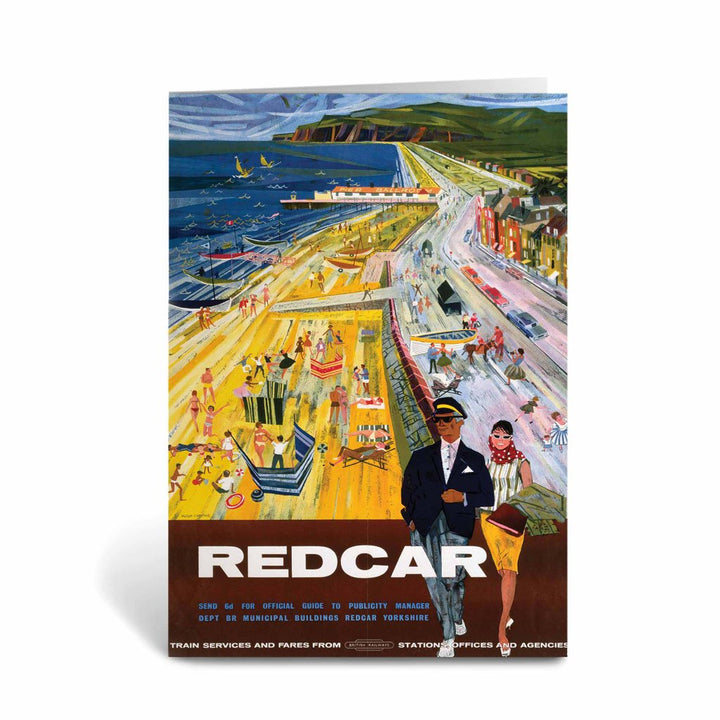 Redcar British Railways Greeting Card